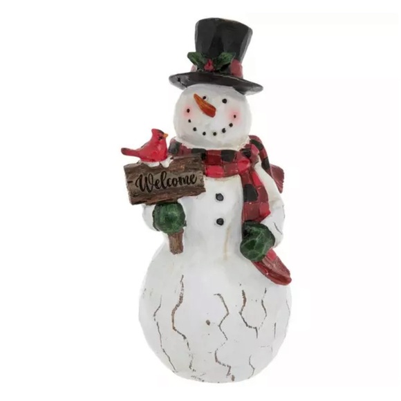 Welcome Sign Snowman - Picture 1 of 4
